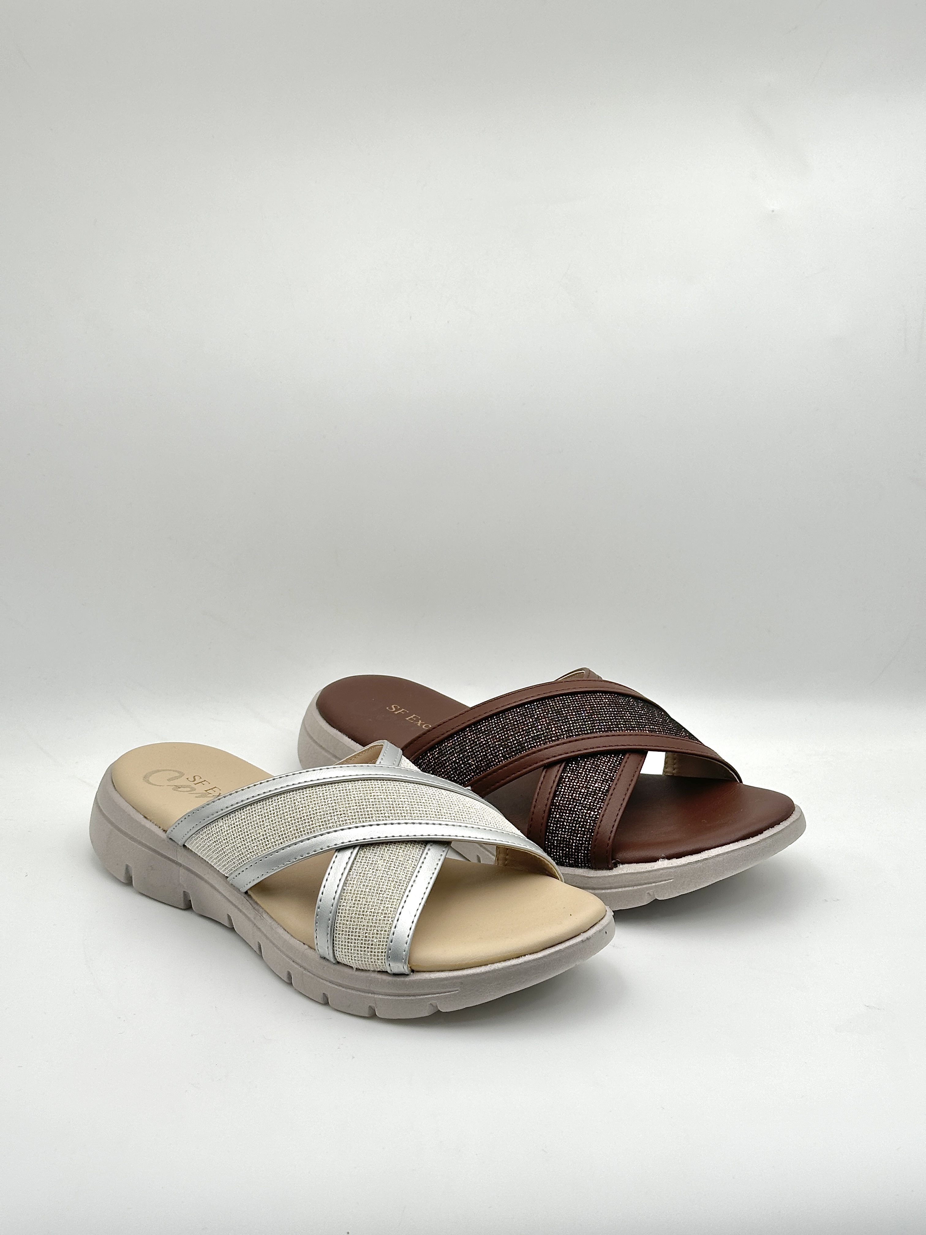 SF Excellent Kasut Perempuan Slip-on Sandals 8012