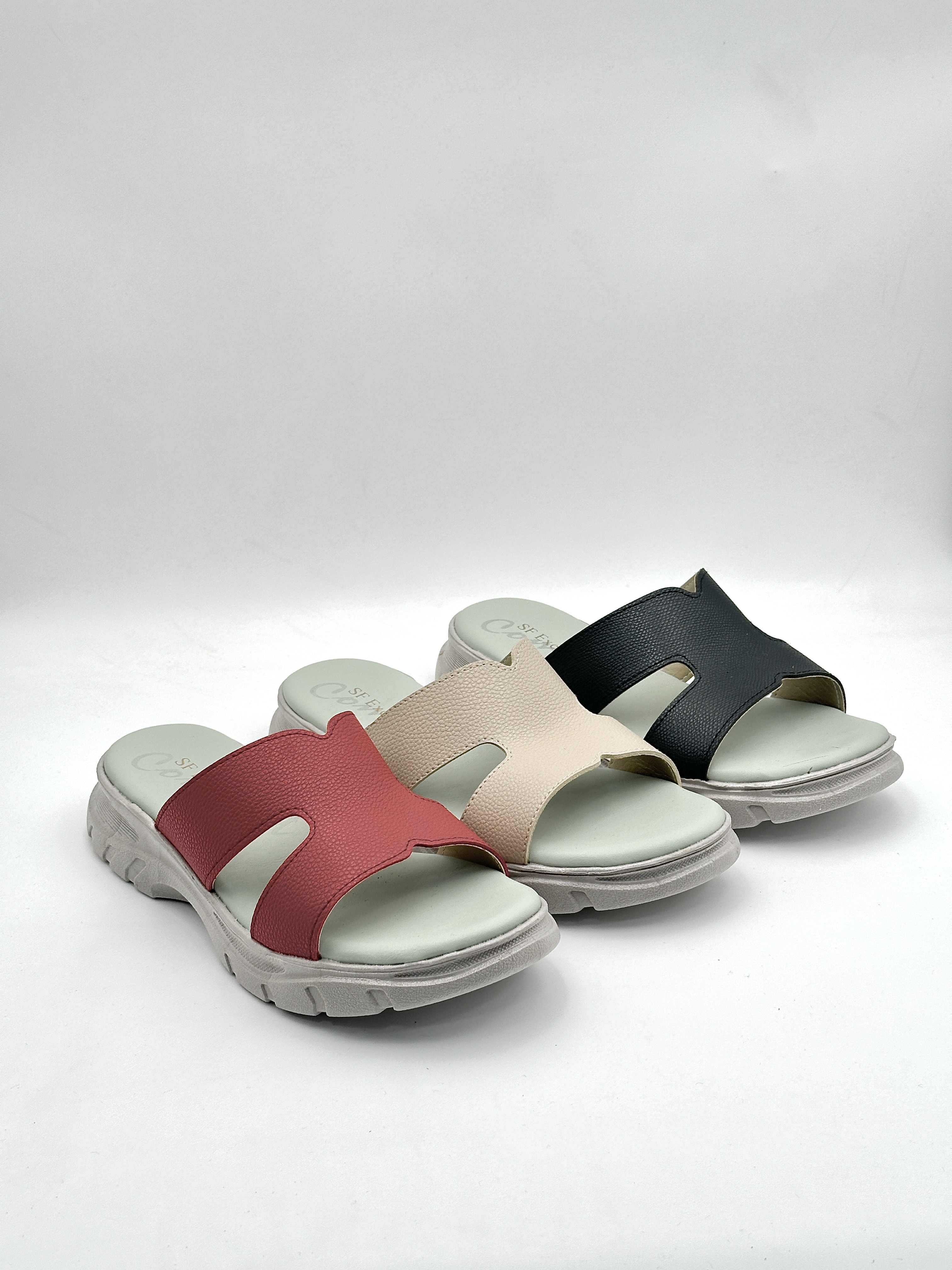 SF Excellent Kasut Perempuan Slip-on Sandals 8016